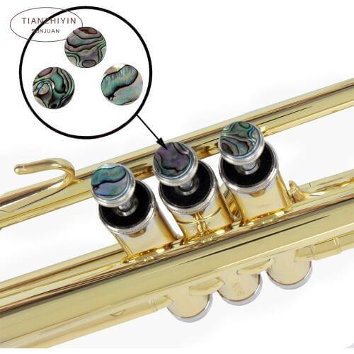 3pcs Trumpet Valve Finger Buttons Repair Musical Brass Instrument Parts Trumpet Accessories