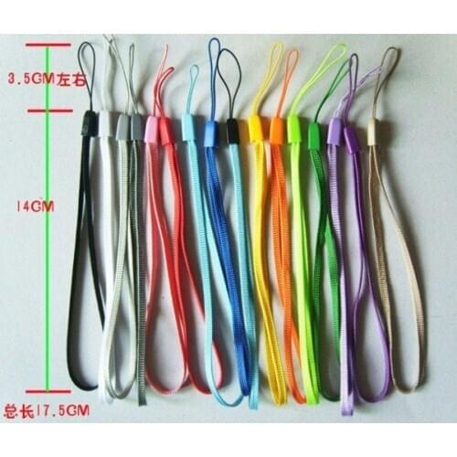 Free shipping wrist hand cell phone mobile chain straps keychain Charm Cords DIY Hang Rope Lariat Lanyard 3000 pcs/lot
