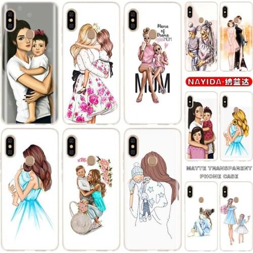 Mom Fashion Girl Baby Cover Soft Case For Xiaomi Redmi 9a 8A 7A Note 10 9 8 7 Pro Max 10S Y3 9S 8T