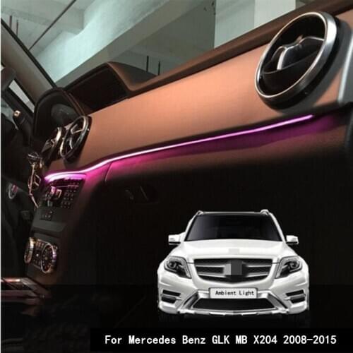 For Mercedes Benz GLK MB X204 2008-2018 Dashboard Interior OEM Original Factory Atmosphere advanced Ambient Light TPYCBX