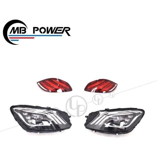 S class W222 headlights auto lighting system exterior accessories S class W222 S63 S65 upgrade tail lamp headlights