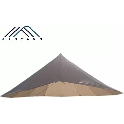 GRNTAMN 3M 4M 5M 6M Bell Tent Flying Sunshelter Outer Tent Waterproof for Teepee Tipi Tent