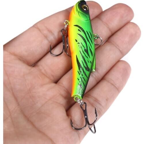 1Pcs VIB Winter Ice Sea Fishing Lures 7cm 18g Hard Crankbait Wobblers Artificial Bait Trolling Carp Fishing Accessories
