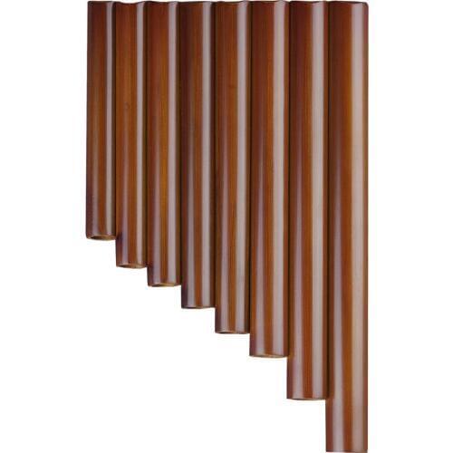 8 Pipes G Key Pan Flute High Quality Pan Pipes Woodwind Instrument Chinese Traditional Musical Instrument Brown Bamboo Pan flute