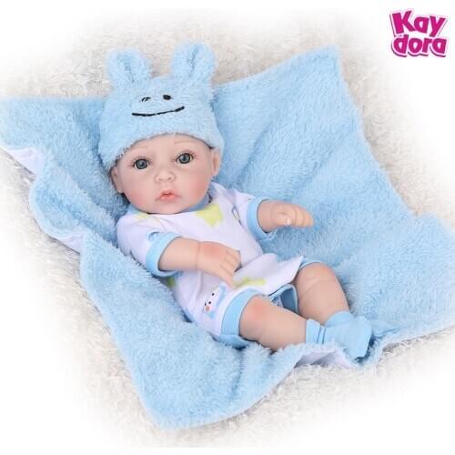 KAYDORA Twins Mini Reborn Alive Baby Dolls 10 inch 25cm Full Body Vinyl Lifelike Menina Babies Playmate Kids Bath Bonecas Toy