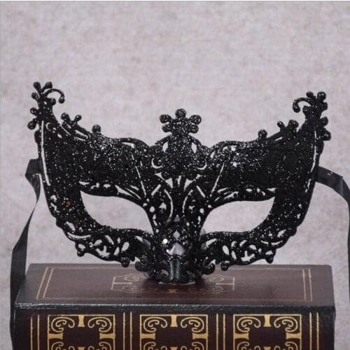 New Fashion Luxury Venetian Masquerade Mask Women Girls Sexy Fox Eye Mask For Fancy Dress Christmas Halloween Party
