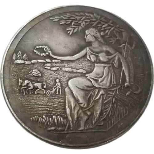 Russian Commemorative Coins Rural Farmer Hard Work Coin Collection Home Decoration Crafts Souvenirs Ornaments Gifts