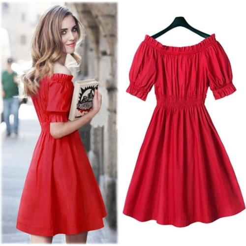 Летние платья с открытыми плечами RUBU China At AliExpress