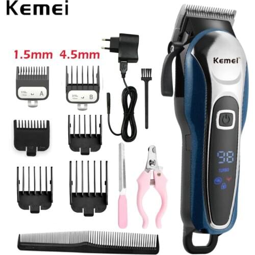 100-240v professional dog hair trimmer rechargeable animal hair clipper for cat cutter hair remover for pet grooming machine