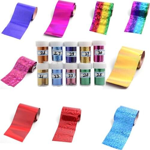 Nails Decorations Broken Mirror Glass Nail Sticker Charm Glass Broken Stickers Stencil Decal DIY Art Supplies Nail Accessories