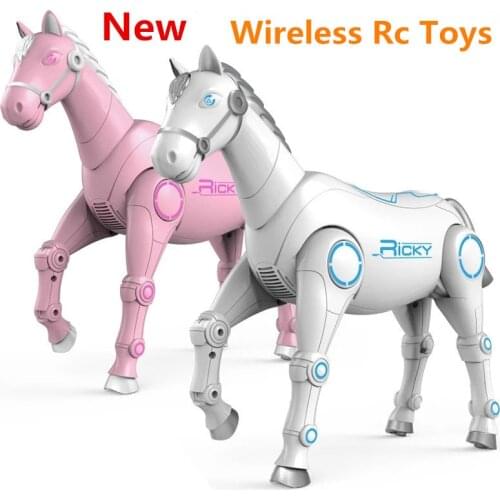 New Wireless Remote Control Toys RC Smart Robot Animal Horse Parent Child Interaction Home Party Kid Gift Boy Toy 38CM