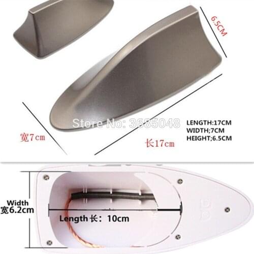 Universal Car Styling Shark Fin Antenna Accessories FOR creta toyota corolla cx-5 nissan leaf ford focus 1 opel astra h gtc