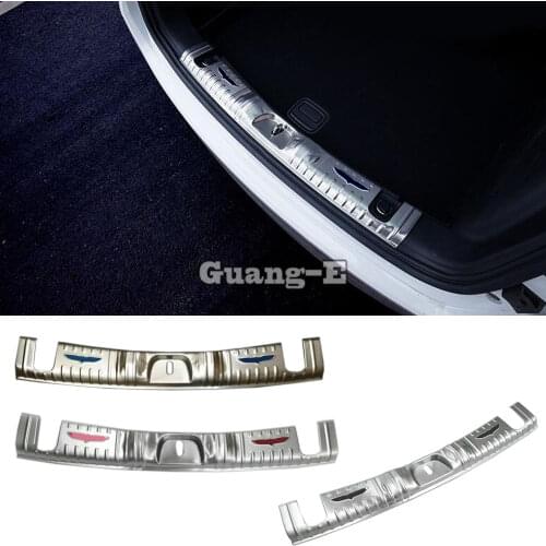 Car Body Stainless Steel Inner Internal Rear Bumper Trim Plate Frame Trunk Pedal 1pcs For Jeep Compass 2017 2018 2019 2020