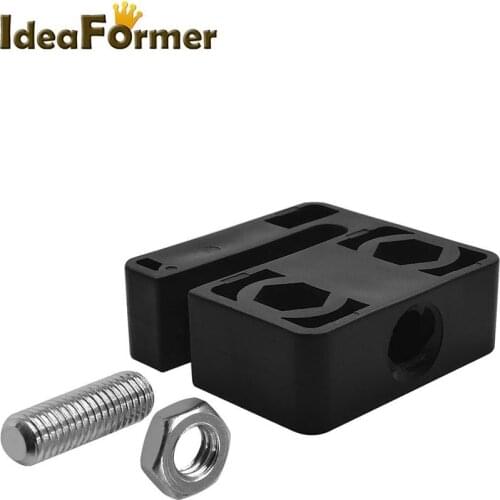 1pc Openbuilds type T8 Screw POM nut conversion seat Nut Block Pitch 2mm Lead 2/4/8mm Acme Lead Screw thread 3D Printer Parts
