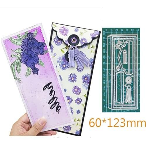 2021 New Frame Cut Die Label Tag Tassel Metal Cutting Dies Decor Scrapbooking Steel Craft Die Cut Embossing Paper Cards Stencils