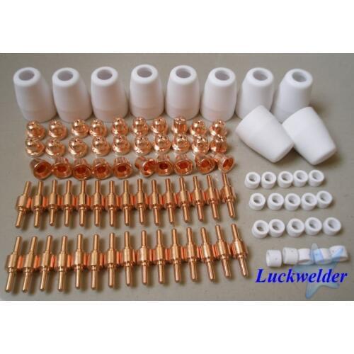85pcs Air Plasma Cutter Cutting Consumable For CUT40 50 Consumables Tips Electrodes