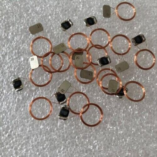 9mm diameter UID changable COB chips IC chip and antenna 13.56MHz ISO14443A 10pcs/Lot