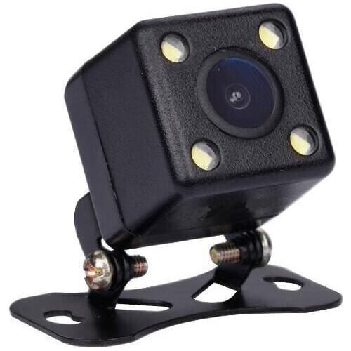 Car Reverse Camera HD Night Vision Backup Camera Vehicle Parking Assiantance Camera 4 LED Light 170 Degree Camera Reverse