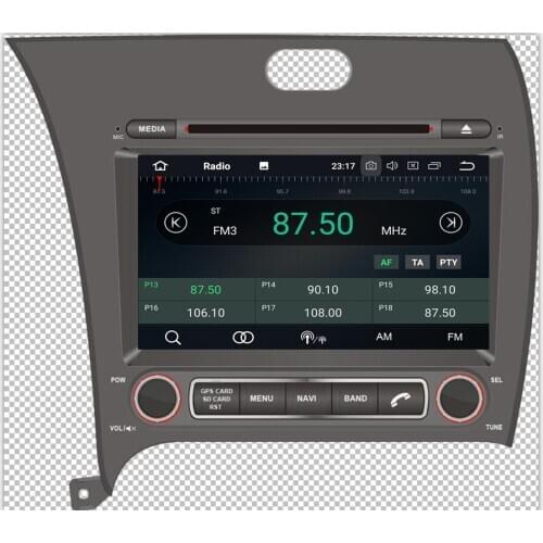 2din Android 10 Eight core 4+32G Car DVD Player For Kia CERATO K3 FORTE 2013+2019 Left Driving with 4G modem Radio GPS WIFI