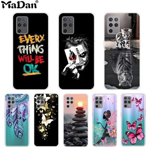 Capa For OPPO F19 Pro Case Protective Cover Clear Thin Silicone Color Cartoon Painted Casing