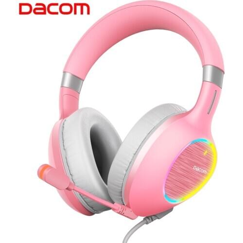 DACOM GH06 USB Gaming Headphone Stereo Headphone Flexible Adjustable With Microphone for Laptop/PC/Mobile