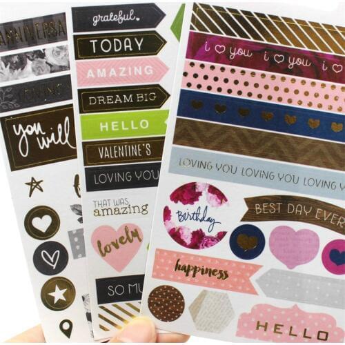 Good Times Self- adhesive Paper Sticker for Scrapbooking/ DIY Crafts/ Card Making Decoration