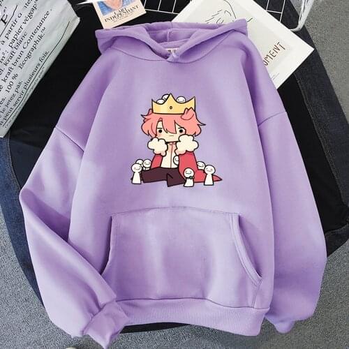 Kawaii Dream smp Hoodies Women Sweatshirt Sudadera Boys Girls Harajuku Graphic Unisex Pullovers Men y2k Tops Purple Color Hoodie