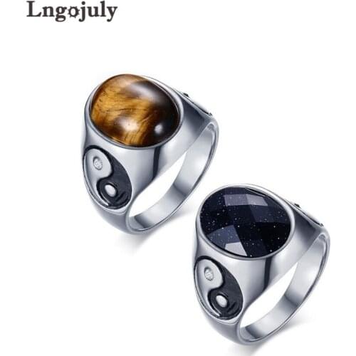 Fashion Mens RingTitanium Steel Rings For Men Anniversary Engagement Wedding Party Gothic Accessoeries Jewelry Gifts