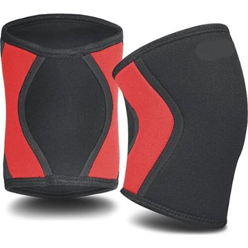 Knee Protector 7mm Joelheira Neoprene Ginocchiera Ventilate Knee Pads Patella Sports Fitness Weight Lifting Gym Protector 2pcs