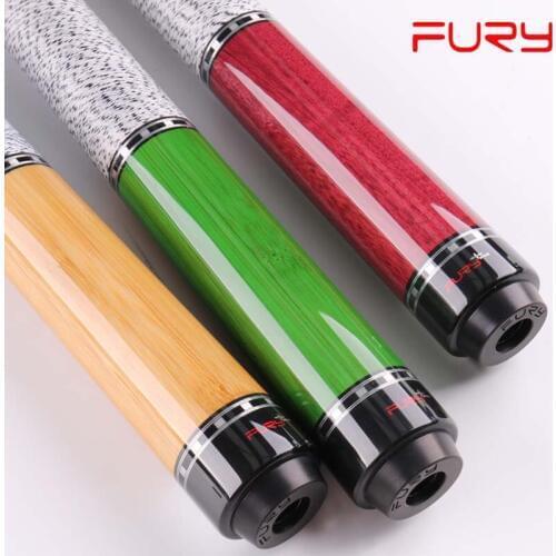 FURY NT Natural Wood Pool Cue 13mm Tip with 6'' Extension Pool Cue Case Set Black 8 China