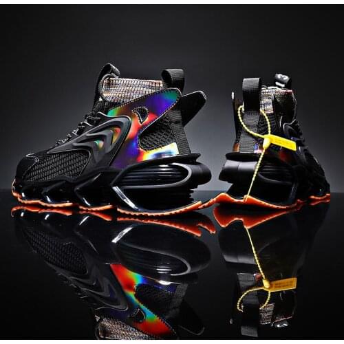 2021 Spring Autumn Sock Sneakers Men High Top Designer Running Shoes for Man Bounce Breathable Male Blade Sneakers schoen mannen