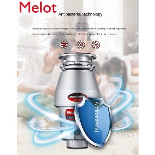 Kitchen Waste Processor Household Automatic Mute Sink Kitchen Waste Food Grinder