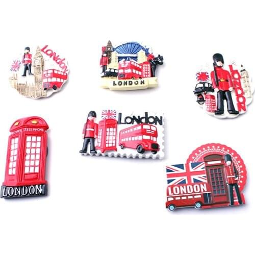 2019 New 3D England City fridge magnet souvenir home decor Travel Refrigerator Magnetic sticker kitchen decoration accessories