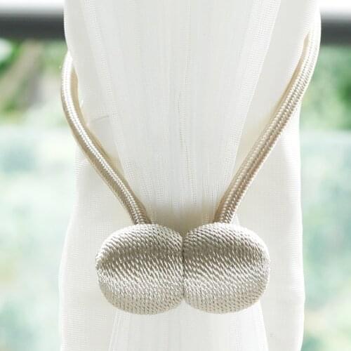 1 Pcs Creative Curtain Magnetic Tieback Curtain Mesh Curtains Shower Curtain Magnetic Clip Home Decor Magnetic Suction Rope