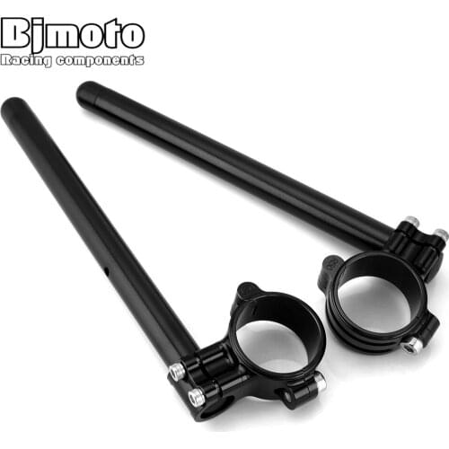 Motorcycle Handlebar CNC 47mm Clip On Ons Fork Handlebars Adjustable Clamp Cafe Racer For Sport Bike with 47mm Fork Clip