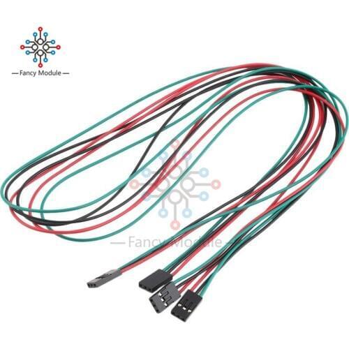 10Pcs 70cm 3Pin Cable set Female-Female Jumper Wire for Arduino 3D Printer Reprap