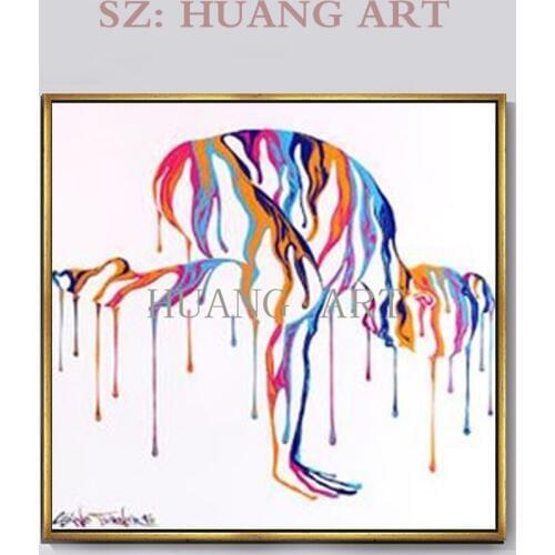 New creation character line character painting large mural hall decorative artist hotel decorate children room villa clubhouse o