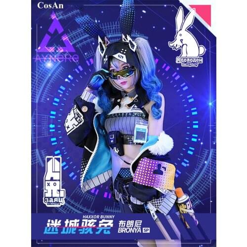 New Honkai Impact 3 Bronya Zaychik Cosplay Costume Lovely HAXXOR Bunny Uniforms Female Activity Party Role Play Clothing S-XL