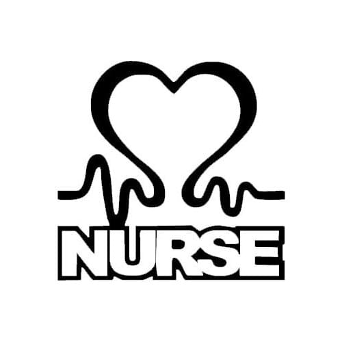 NUESE Heart Beat Chart Wall Stickers European and American Car Decoration Glue Sticker Car Body Oem Window PVC 14 Not Packaged