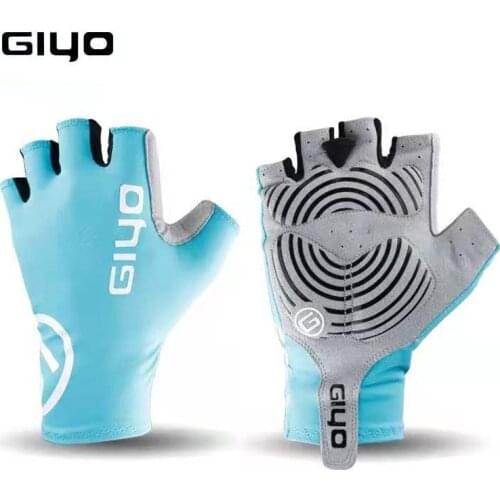 Giyo Cycling Half Finger Gloves Breaking Wind Anti-slip Bicycle Mittens Racing Road Cycle MTB Bike Glove