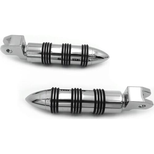 Front Chrome Foot Peg For Yamaha Stryker Virago 1100 750 V-Max V-Star 1100 650 Aftermarket free shipping motorcycle parts