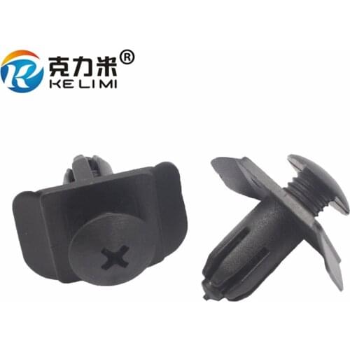 KE LI MI Square head Bumper Cover 10mm retainer rivet For Mazda Nissan Fastener Clip Plastic