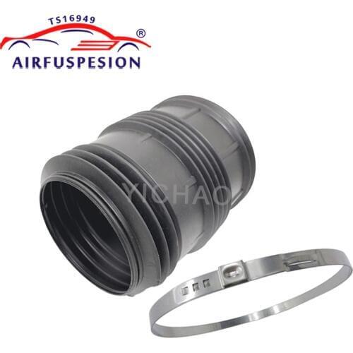 Rear Dust Cover Dust Boot + Clip Ring For Mercedes W211 S211 Air Spring Bag Rubber Bellow 2113200725 2113200825 2113200925