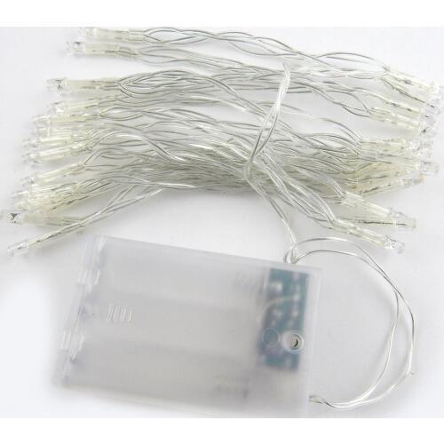 Christmas battery lights Fairy lights For Tree Wedding Decoration 3m 30led 3*AA Battery Operated led string light 6pcs/lot