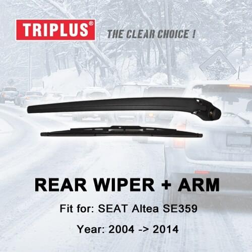 Rear Wiper Arm with Blade for Seat Altea (2004-2015) 1pc 14" 340mm, SE359 Rear Wiper Arm & Rear Wiper Blades Altea XL 5P5 5P8