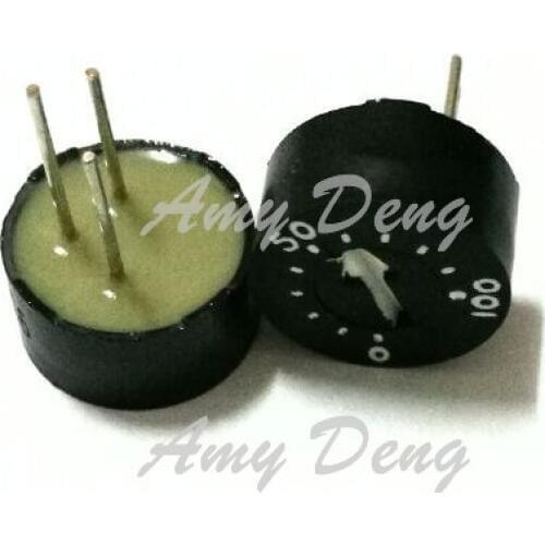 Glass glaze circular single ring preset potentiometer 93PR201 200R WIW3009-201