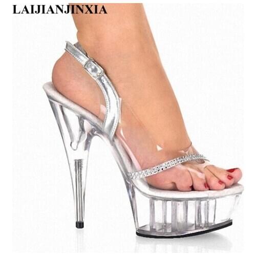 New Ultra high shoes for ladys shoes/nightclub performance shoes/dancing shoes 15cm high heels