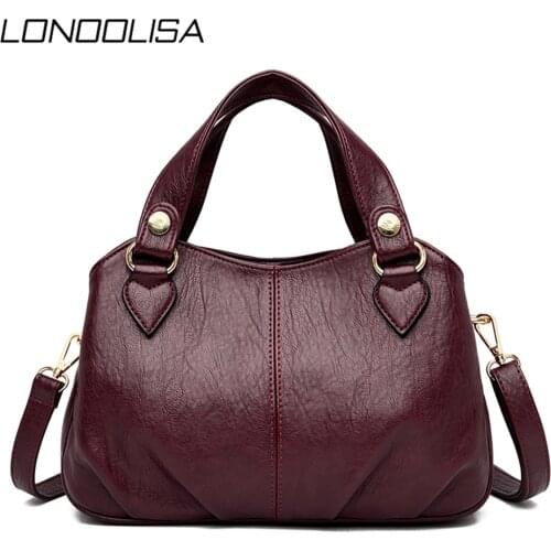 Multiple Pockets Large Capacity Ladies Hand Bags Luxury Soft Leather Handbags High Quality Women Bags Designer Shoulder Bag 2020