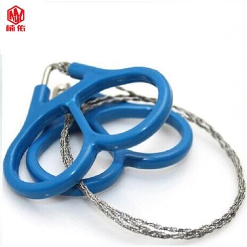 1PCS Outdoor Survival Stainless Steel Wire Saw Manual Chain Saw Outdoor Emergency Survival Tool Fretsaw EDC Knife Rope