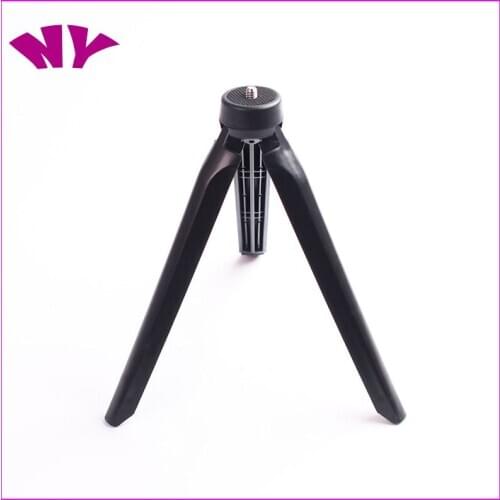 100 pcs/Lot Mini Camera Tripod 1/4 Standard Screw Portable Plastic Table Tripod Grip Stabilizer For Ring Light Customize Logo